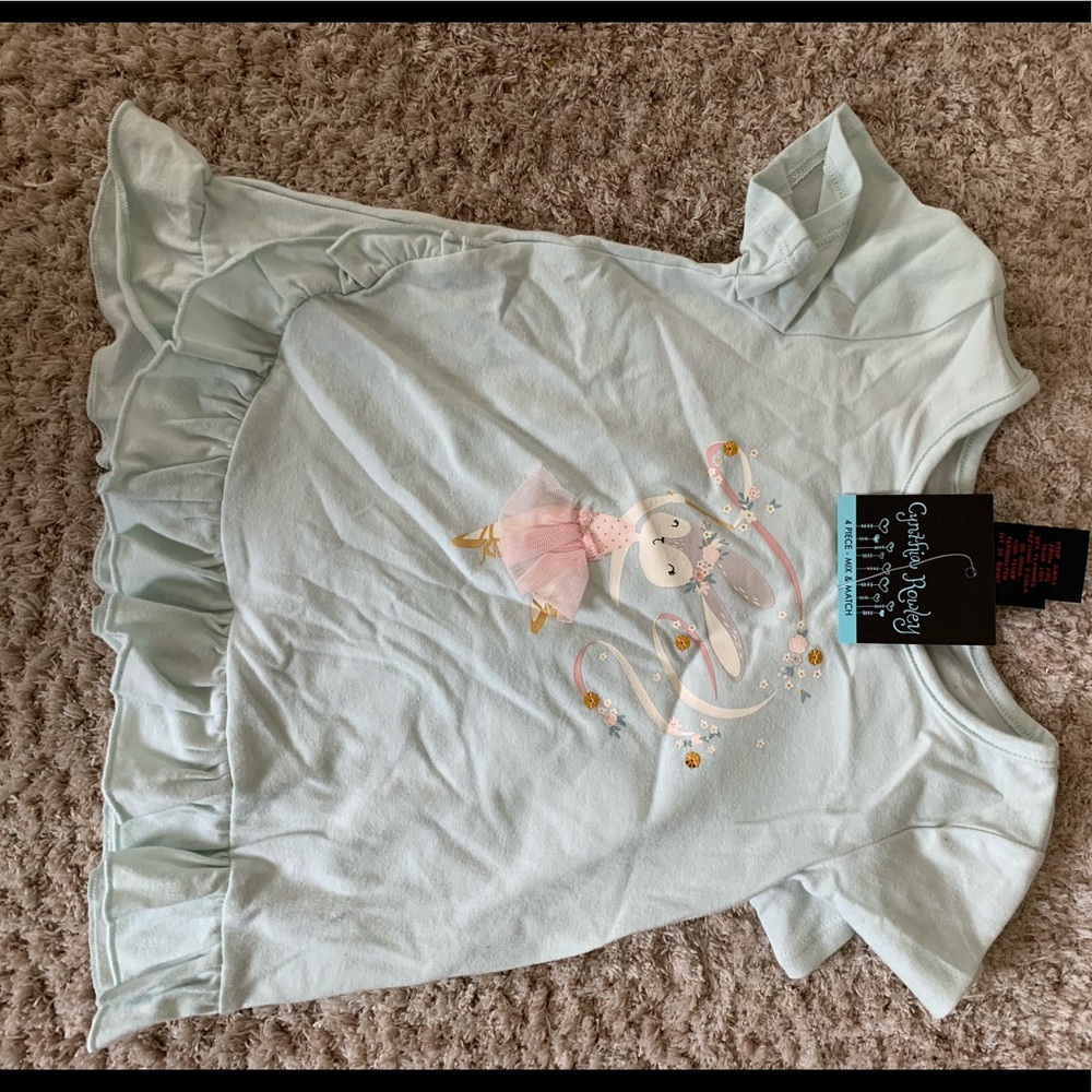 Toddler girls Bunny Ballerina Shirt